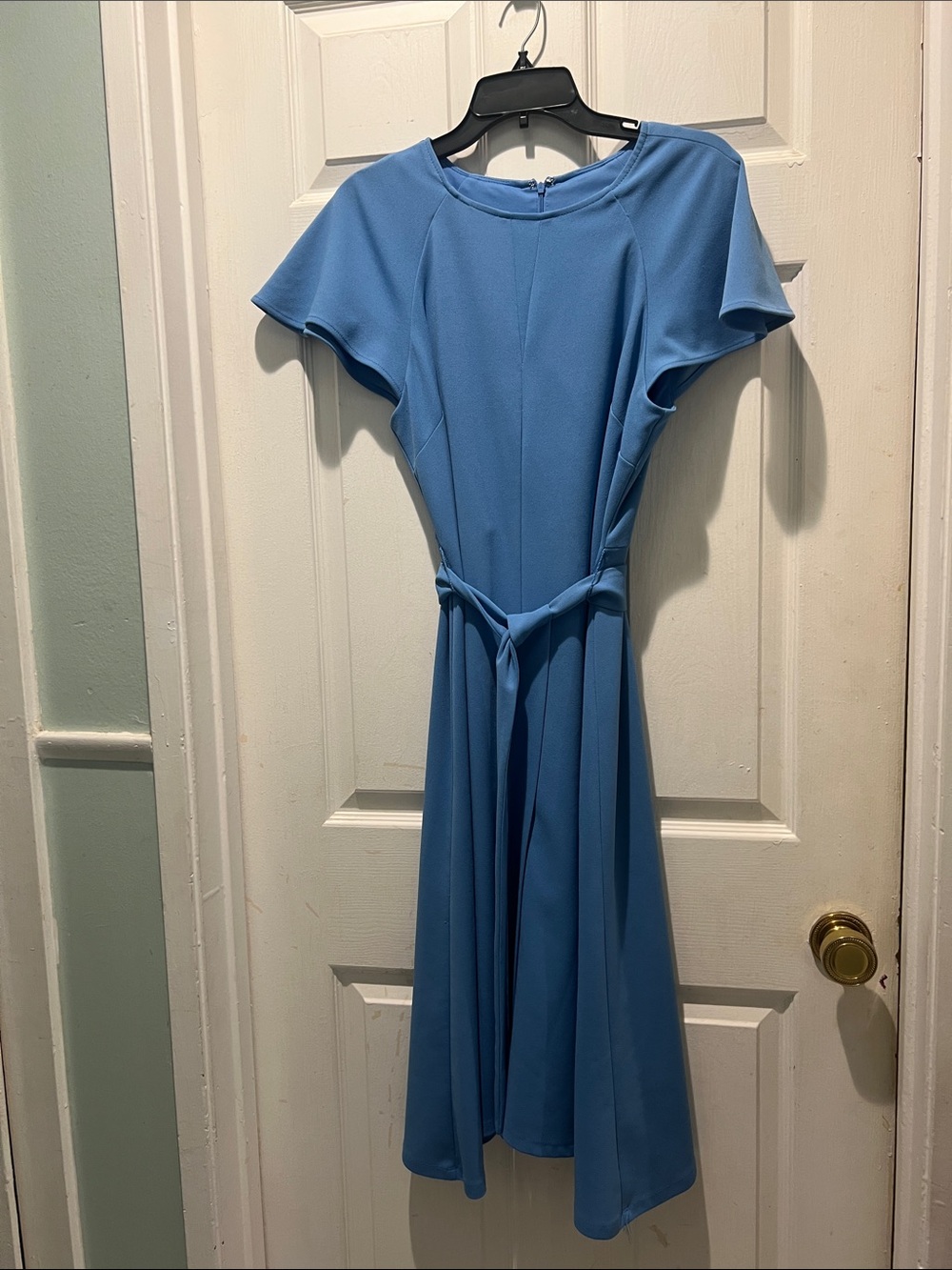 Maggy London Light Blue Midi Dress